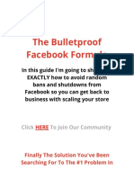 Bulletproof Facebook Formula by John
