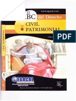 Acto Jurídico, Contratos, Obligaciones, Etc.derecho Civil Patrimonial EGACAL