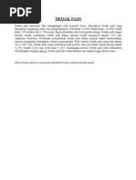 Download DEDAK PADI by Ibrahim SN52682339 doc pdf