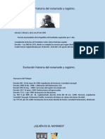 Evolución histórica del notariado y registro en Colombia