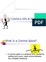 Correcting Comma Splices
