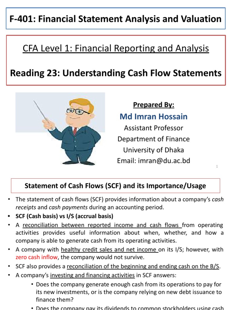 Understanding Cash Flow Statements | PDF | Cash Flow Statement | Free ...
