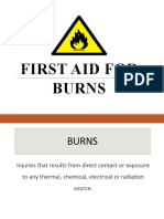 Burns First Aid