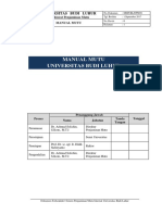 (MM - UBL - DPM - 01) Manual Mutu