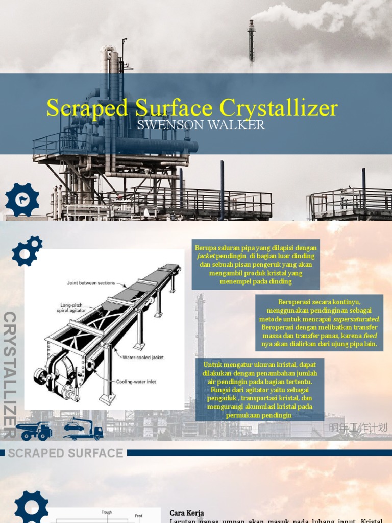 Swenson Walker Crystallizer: Cara Kerja | PDF