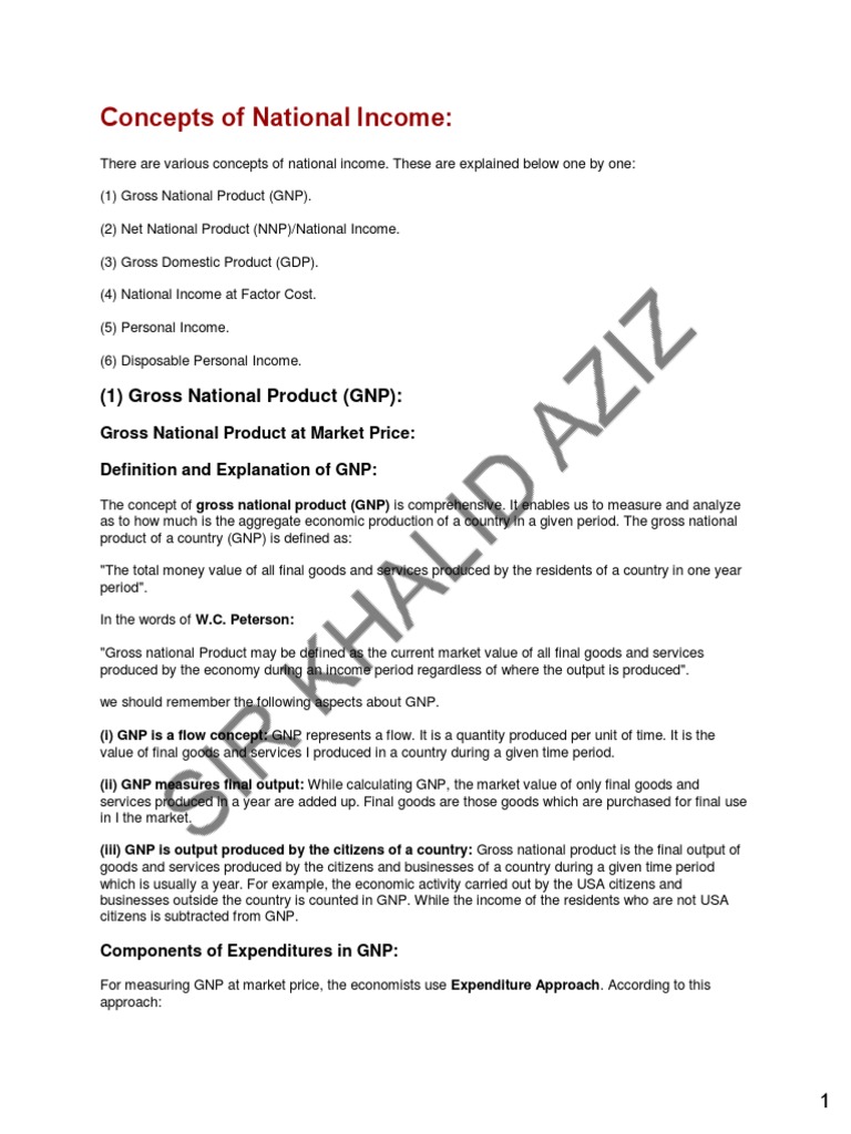 Macro Bcom New Final | PDF | Measures Of National Income And Output ...