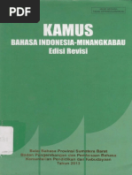 Kamus Bahasa Indonesia-Minangkabau Edisi Revisi 2013 | PDF