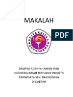 Makalah Dampak TMII