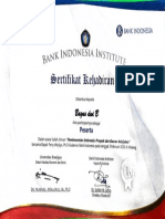 Sertifikat Kuliah Umum Bank Indonesia