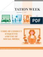 OLFU Orientation Week Social Media Etiquette