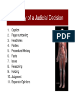 Anatomy of A Judicial Decision