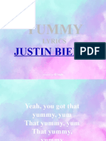 Yummy: Justin Bieber