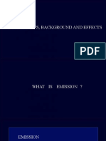 Emission Type, Background and Effects