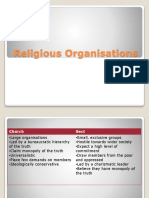 Religious Organisations