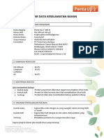 MSDS Penta Up-Z 480 SL Indonesia New
