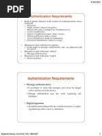 Message Authentication and Hash Functions