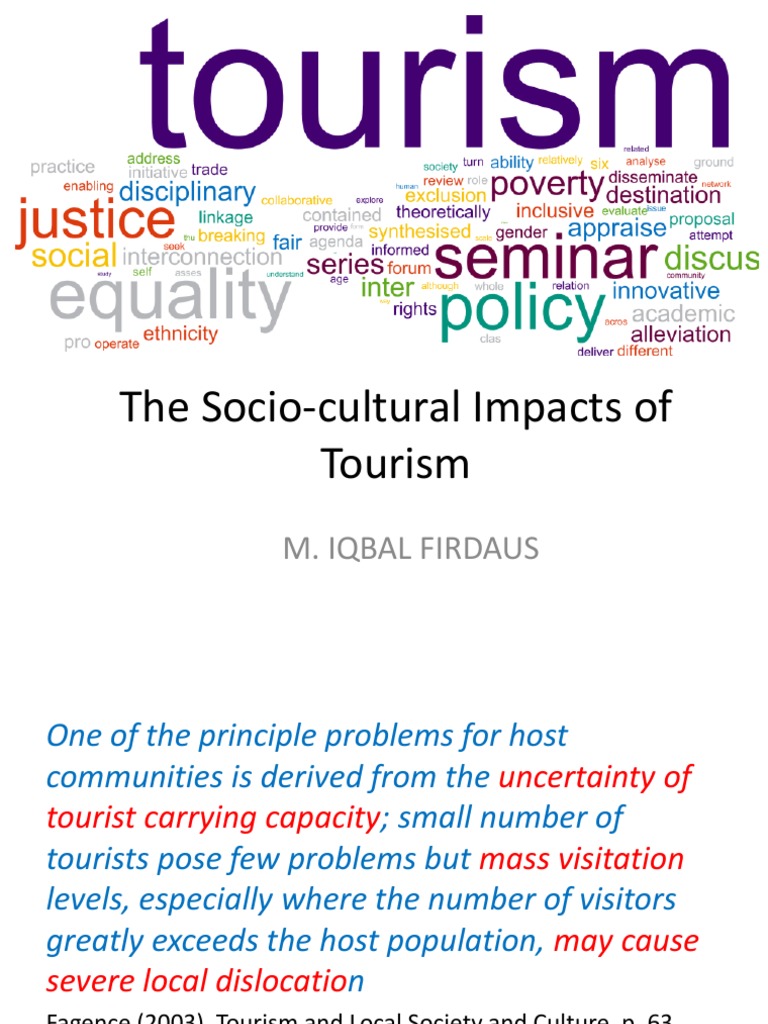 ABSM-Kuliah 4 Social and Cultural Impacts of Tourism | PDF | Tourism ...