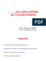 Maladie de Waldentröm Pr Alaoui Bennessser