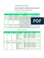 PMS 2008 Date Sheet