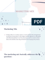 W6 - The Marketing Mix