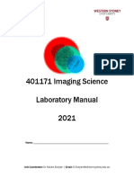 Imaging Science Laboratory Manual 2021: Name