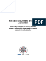 Guidelines On Public Consultations in Ukraine - ENG - A5