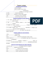 Tarefa 1 - Tempos Verbais