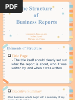 Formal Report Writing Structure Guide | PDF