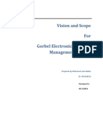 Electronic Manegment System Vesion and Scope