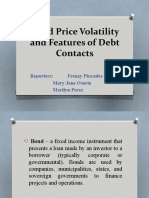 Bond Price Volatility and Features of Debt Contacts: Reporters: Frenzy Picasales Mary Jane Osorio Marilyn Perez