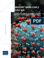 Liaisonr Sars-Cov-2 s1s2 Igg Brochure PDF