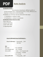 Profitability Ratios