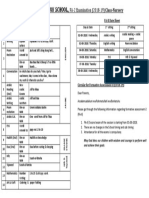 Class Nursery Syllabus & Date Sheet For FA-II