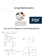 Engineering Mathematics: Join Me On Telegram T.me/kundanpkumar