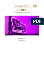 Downfall of Yahoo