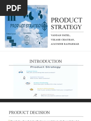 Product Strategy
