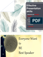 Effective Presentation Skills