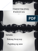 Eupimistikong Pahayag