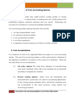 Introduction of Cost Accounting System: Job Order System:-The Three Basic Elements of Manufacturing