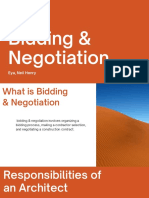Bidding and Negotiation