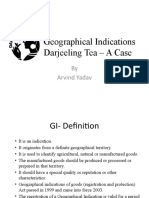 Geographical Indications Darjeeling Tea - A Case: by Arvind Yadav