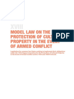 Model Law On The Cultural Property in The Event of Armed Conflict Icr Eng