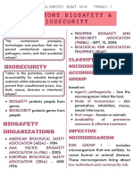 Laboratory Biosafety & Biosecurity