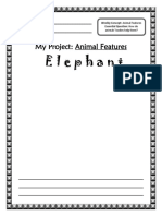 Elephant: My Project: Animal Features