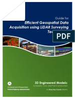 Guide For Geospatial Data Acquisition Using LIDAR