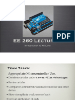 EE 260 Lecture 2: Introduction To Arduino