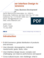 Mapping User Interface Design To Culture Dimensions: Samuel K. Ackerman, Business Development/ Projects Manager