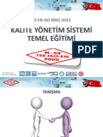 ISO 9001 2015 Temel Egitim