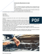 Afinamiento de Motor Componentes