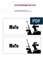 Mafia: For Full Game Instructions Please Visit